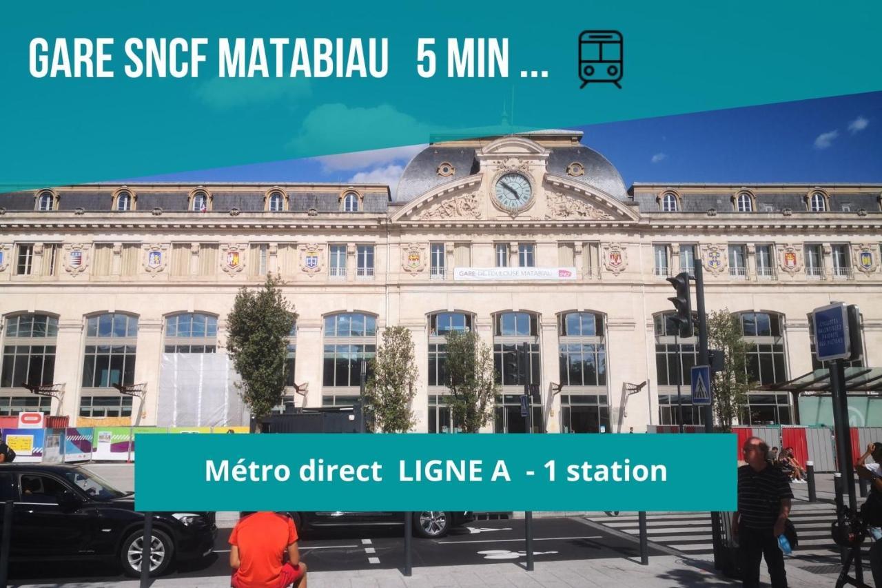 Le Jolimont - Toulousecozyflat Centre - Terrasse - Parking - Metro Apartment Exterior foto