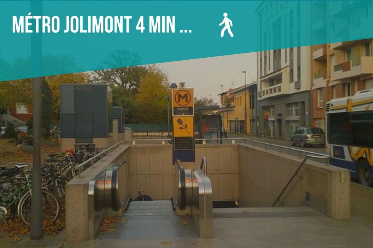 Le Jolimont - Toulousecozyflat Centre - Terrasse - Parking - Metro Apartment Exterior foto