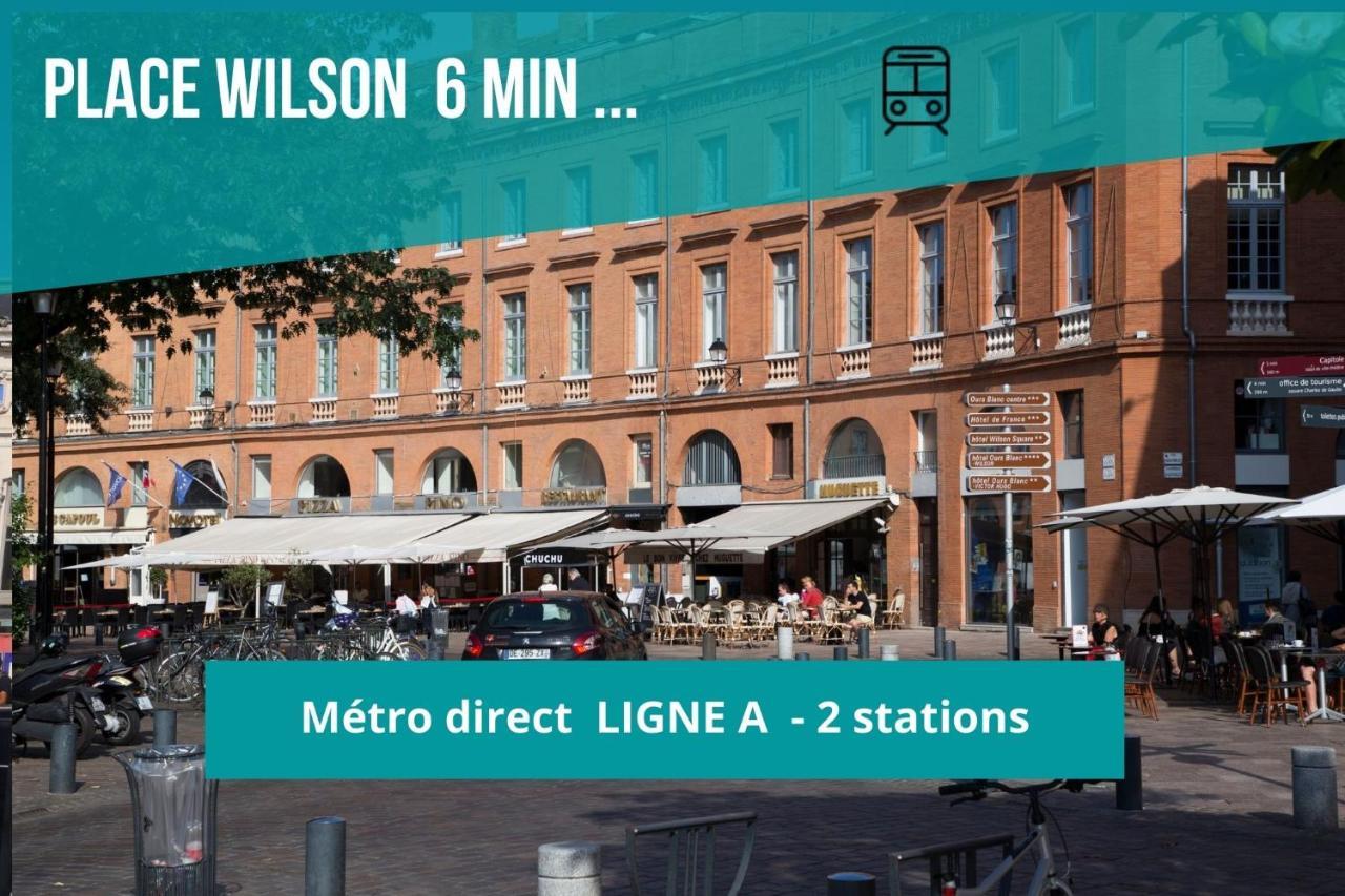 Le Jolimont - Toulousecozyflat Centre - Terrasse - Parking - Metro Apartment Exterior foto